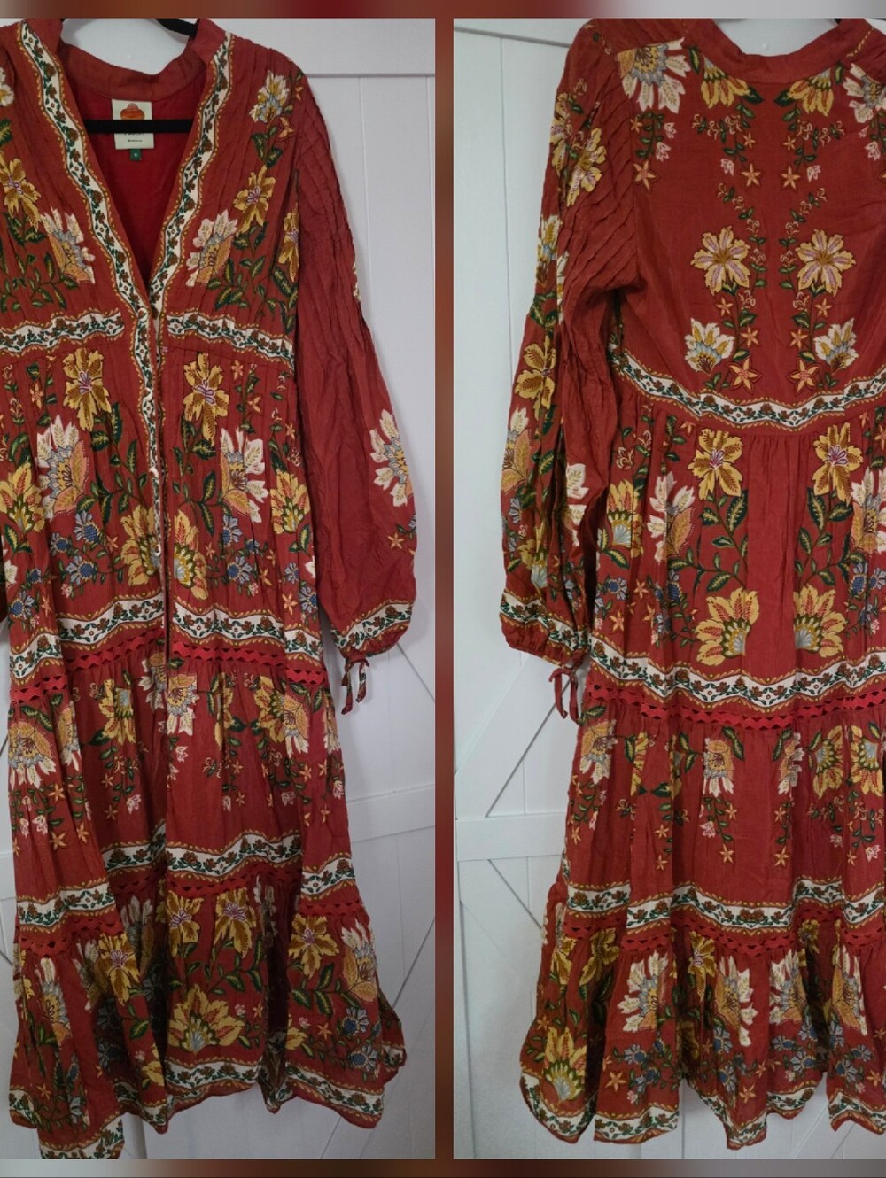 Farm Rio Red Garden Delight Mididress - Picture 6 of 6